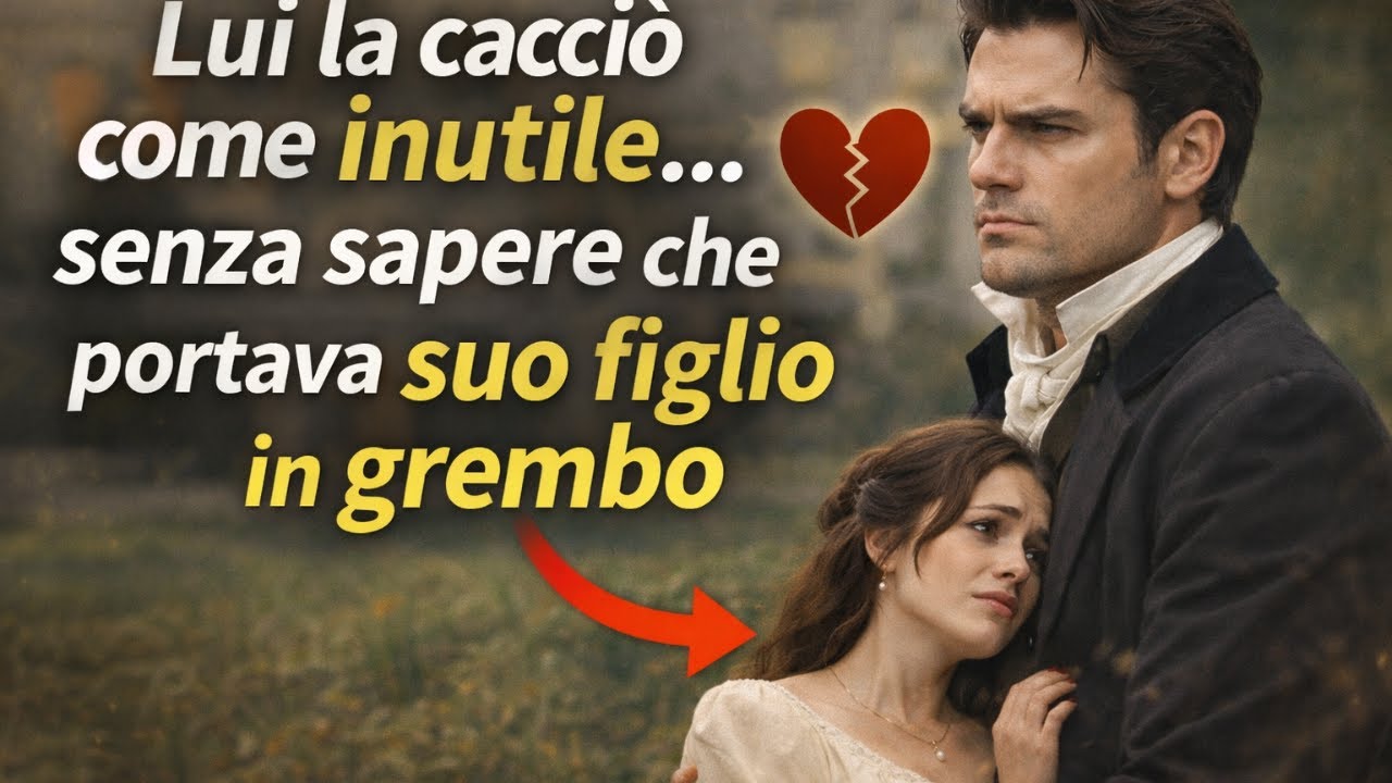 Lui la cacciò come inutile… senza sapere che portava suo figlio in grembo