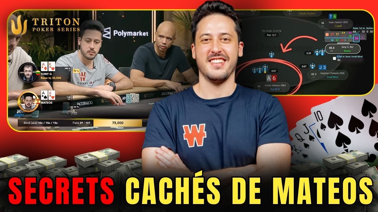Les strat&eacute;gies secr&egrave;tes d&rsquo;Adri&aacute;n Mateos aux @TritonPoker  &mdash; R&Eacute;V&Eacute;L&Eacute;ES