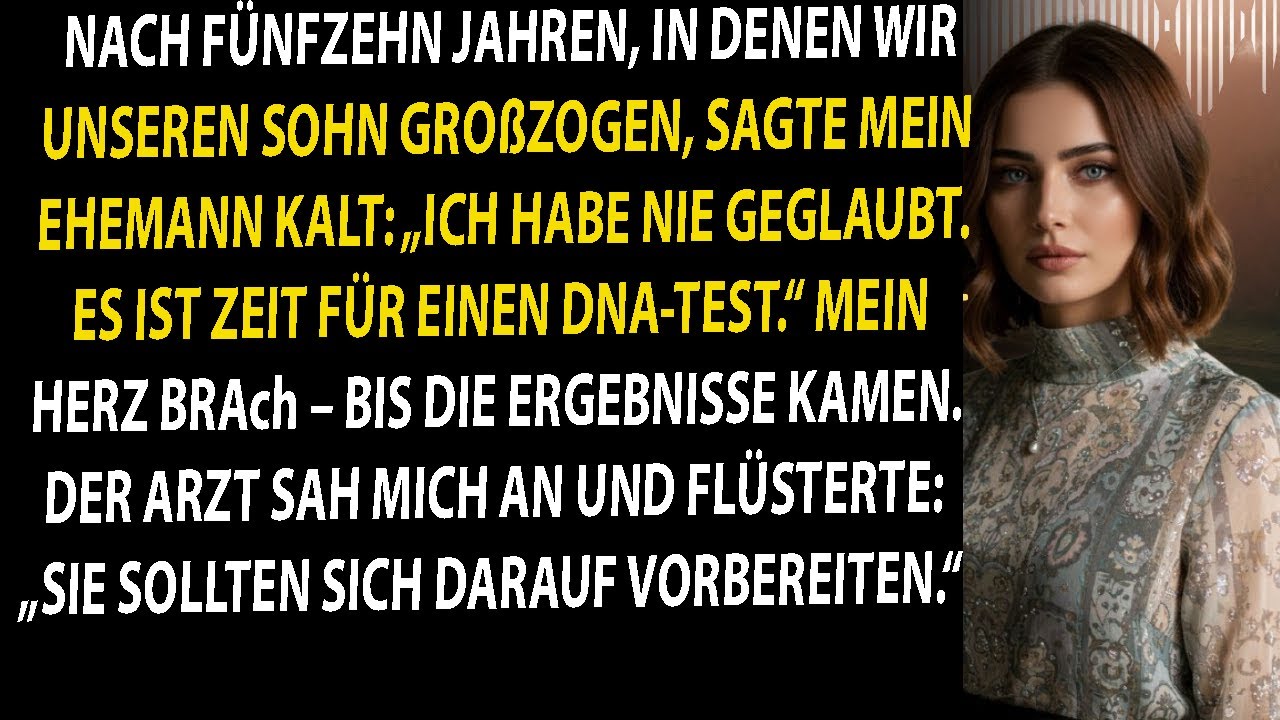 Beim Essen sagte er kalt: „DNA-Test.“ – danach kam ein Geheimnis ans Licht, das 15 Jahre ruhte.