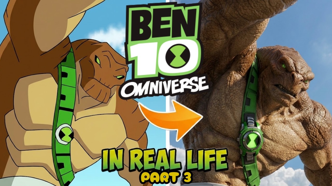 Ben 10 Omniverse in Real Life - Part 3 | AI Art Transformation #ben10omniverse #AIArt #AIGenerated