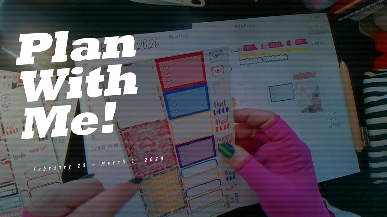 ✨ Plan With Me | February 23 - March 1, 2026 | Bits and Pieces✨