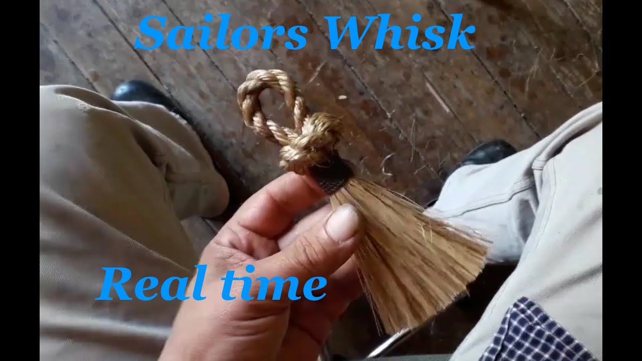 Tying Sailors Whisk - in real time