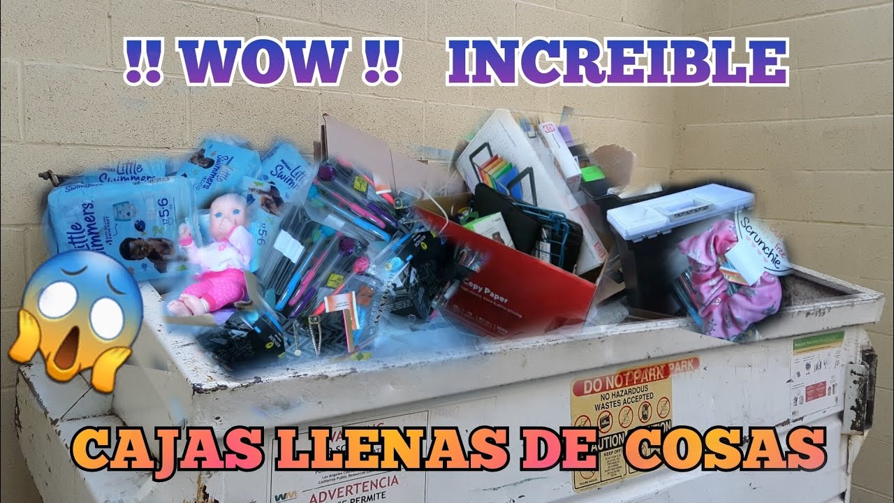 DUMPSTER DIVING. 🇺🇸🇲🇽 FANTASTICO LO QUE TIRAN LAS TIENDAS EN ESTADOS UNIDOS
