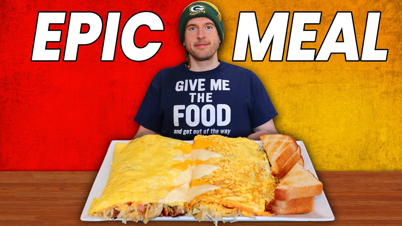 Attempting the BIGGEST Breakfast Omelet Challenge in Michigan!