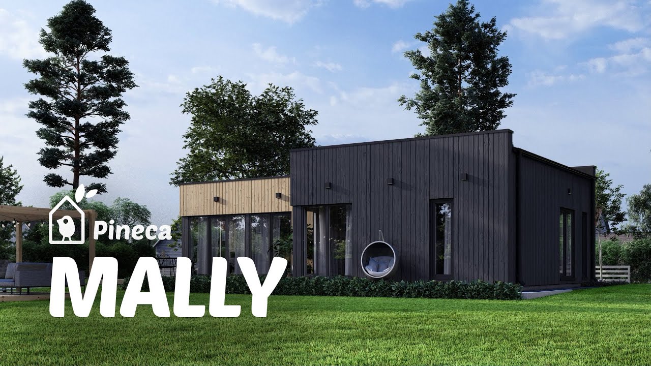Holzhaus Fertighaus zum Wohnen MALLY, 63 m² (Winterfest)