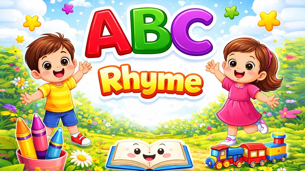 ABC rhyme A to Z Learning 🎉 Fun Alphabet Rhyme for Kids 🎵 #abc #kidslearning #abcsong #kids #rhymes