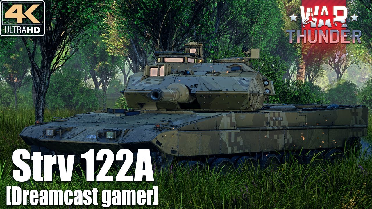 [Dreamcast gamer]War Thunder: รีวิว Strv 122A เสือดาวสวีเดน! [4K]