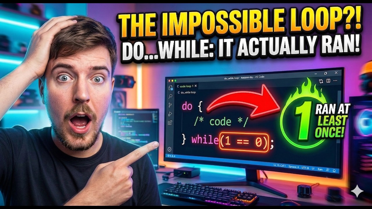 Do While Loop in C Programming 2026 | Master C Loops in Just 5 Minutes! 🔥💻