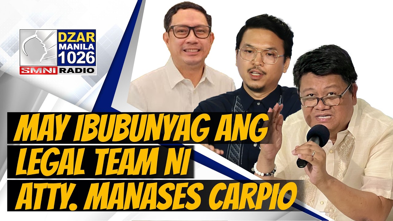 MEDIA CONFERENCE NG LEGAL TEAM NI ATTY. MANASES CARPIO