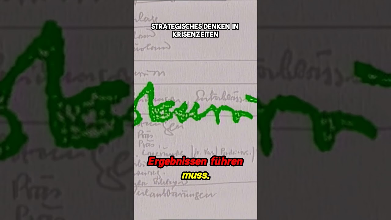 Strategisches Denken, das unser Leben beeinflusste! 🕵️&zwj;♂️✨
