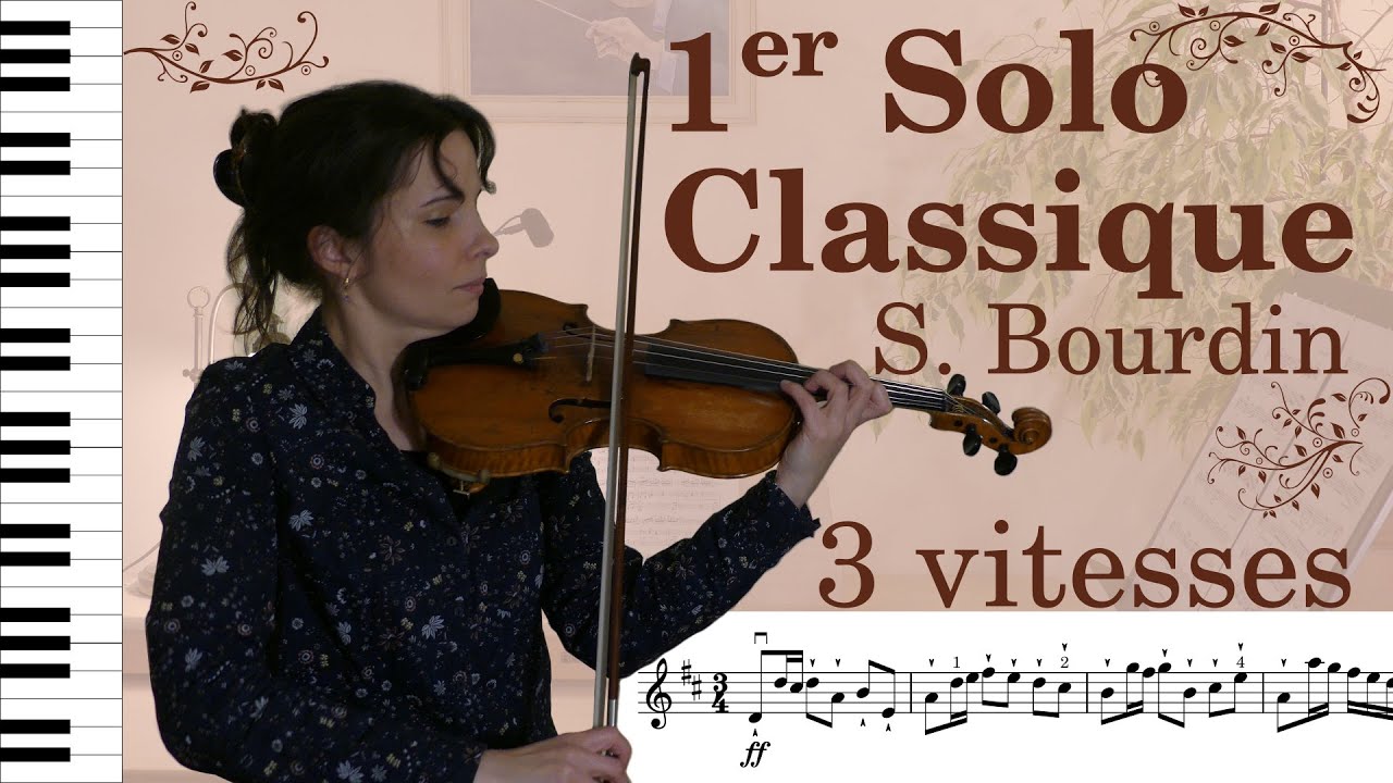 Premier solo classique de S. Bourdin 🎻🎹