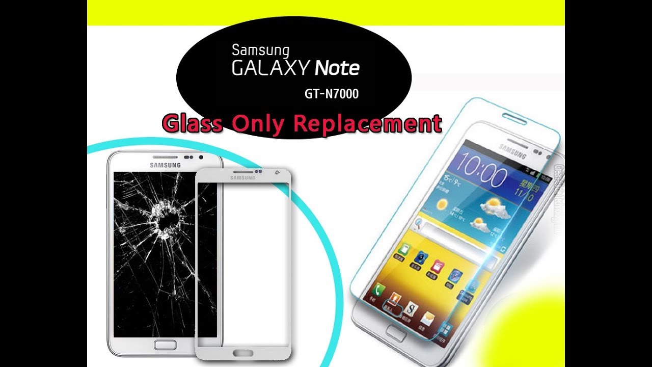 Samsung Galaxy Note (SM-N7000) Glass Only Replacement Full Tutorial / Wymiana szybki | Selekt