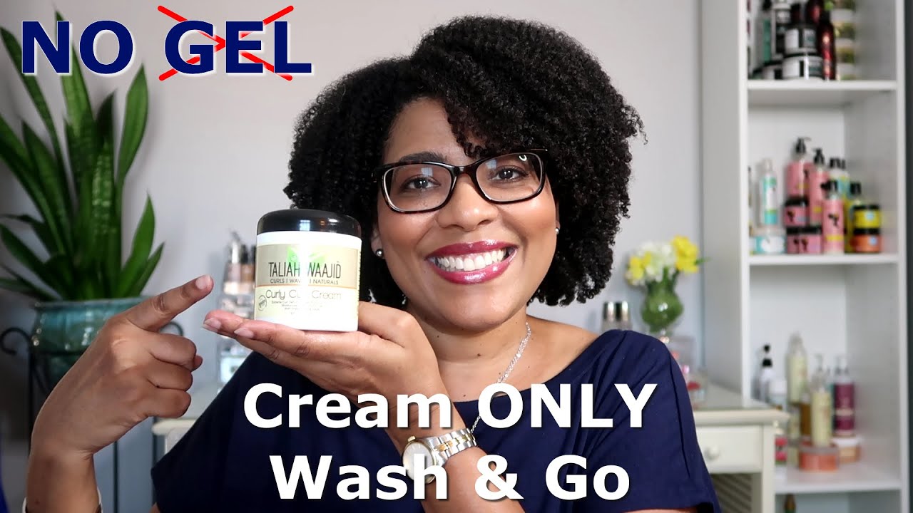 NO GEL WASH & GO ft. Taliah Waajid Curly Curl Cream | Type 4, Low Porosity Hair | NaturalRaeRae