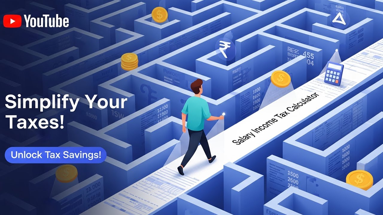 Salary Income Tax Calculator FY - 2025 & FY -2026 | Old vs New Tax Regime: Which is Better? |