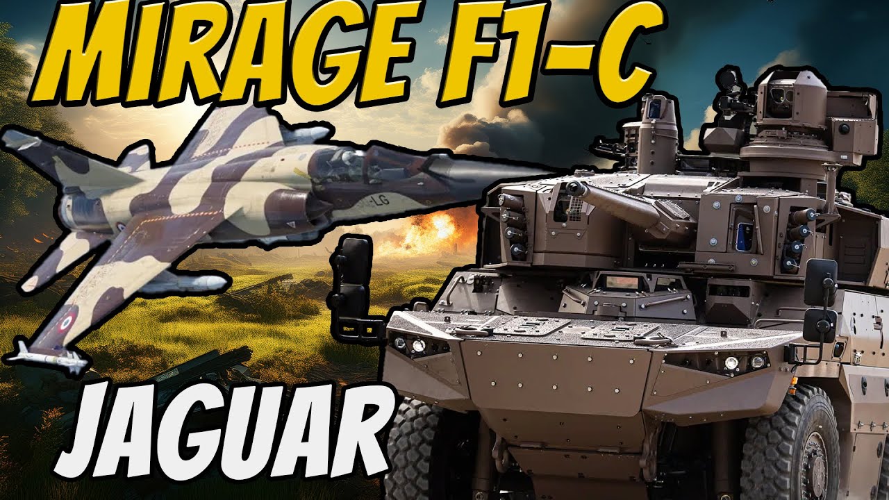 EBRC Jaguar + Mirage F1C Kombosu | WAR THUNDER