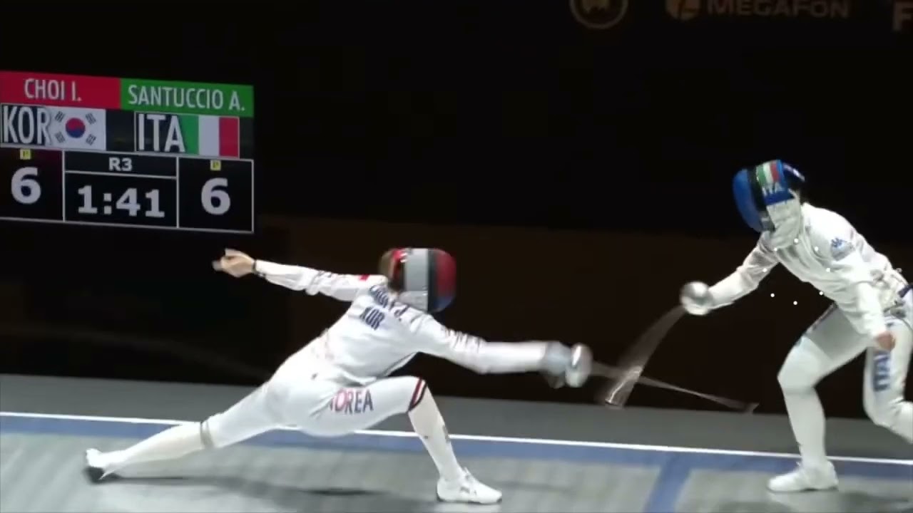 Highlights of Women Epee Semi Final Choi Injeong 🇰🇷 v Alberta Santuccio 🇮🇹 | Westend Fencing GP