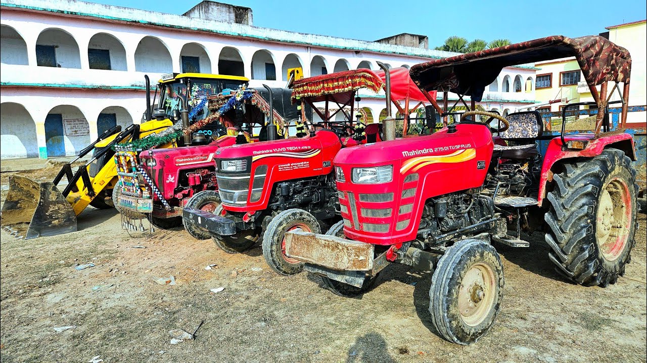 Mahindra 475 Di Tractor Fully Loaded with Mud Overturned with JCB 3dx | Mahindra 275 Di | JCB 3dx
