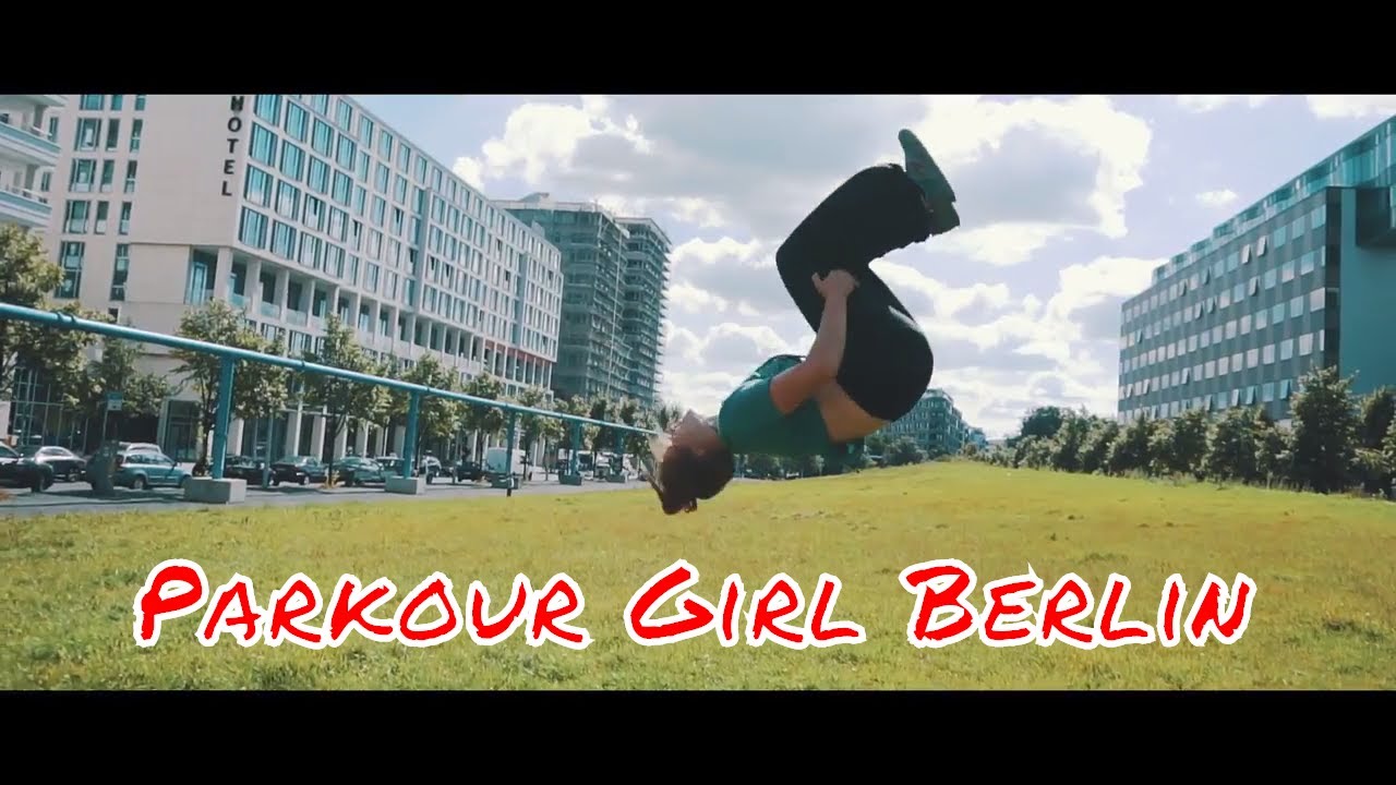 Female Traceur Parkour Berlin // Yasmine Toubel