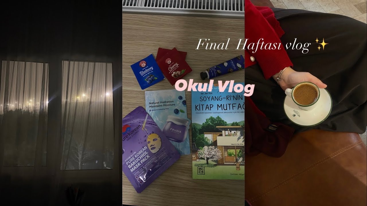 Marmara Üni/Final haftası vlog📚🙇‍♀️