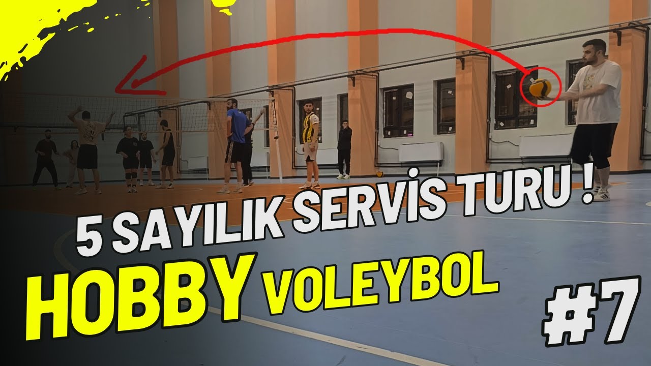 5 SERVİS TURU ATTIM! 🔥| Hobby Voleybol🏐| utaLOG #7