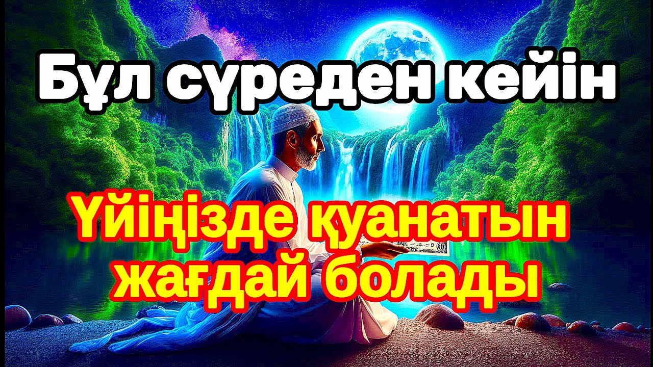 Бүгін бұл сүрені тыңдап керек нәрсені Алладан сұраңыз нәтижесіқатты қуантады | Әл Уақия сүресі