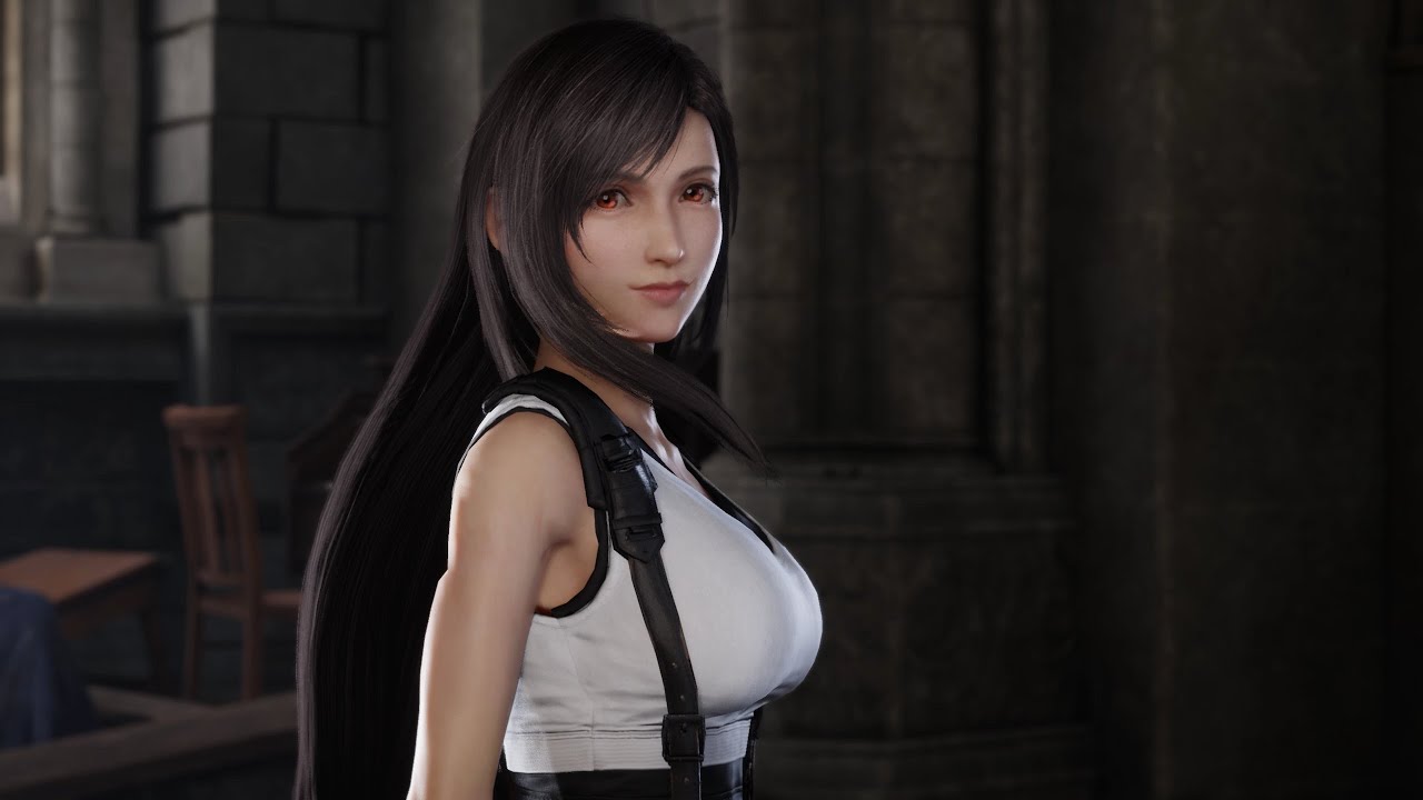 Tifa Finds Cloud in Sector 5 Slums Church (Replace Aerith with Tifa Mod) | FF7R Gameplay with Mods