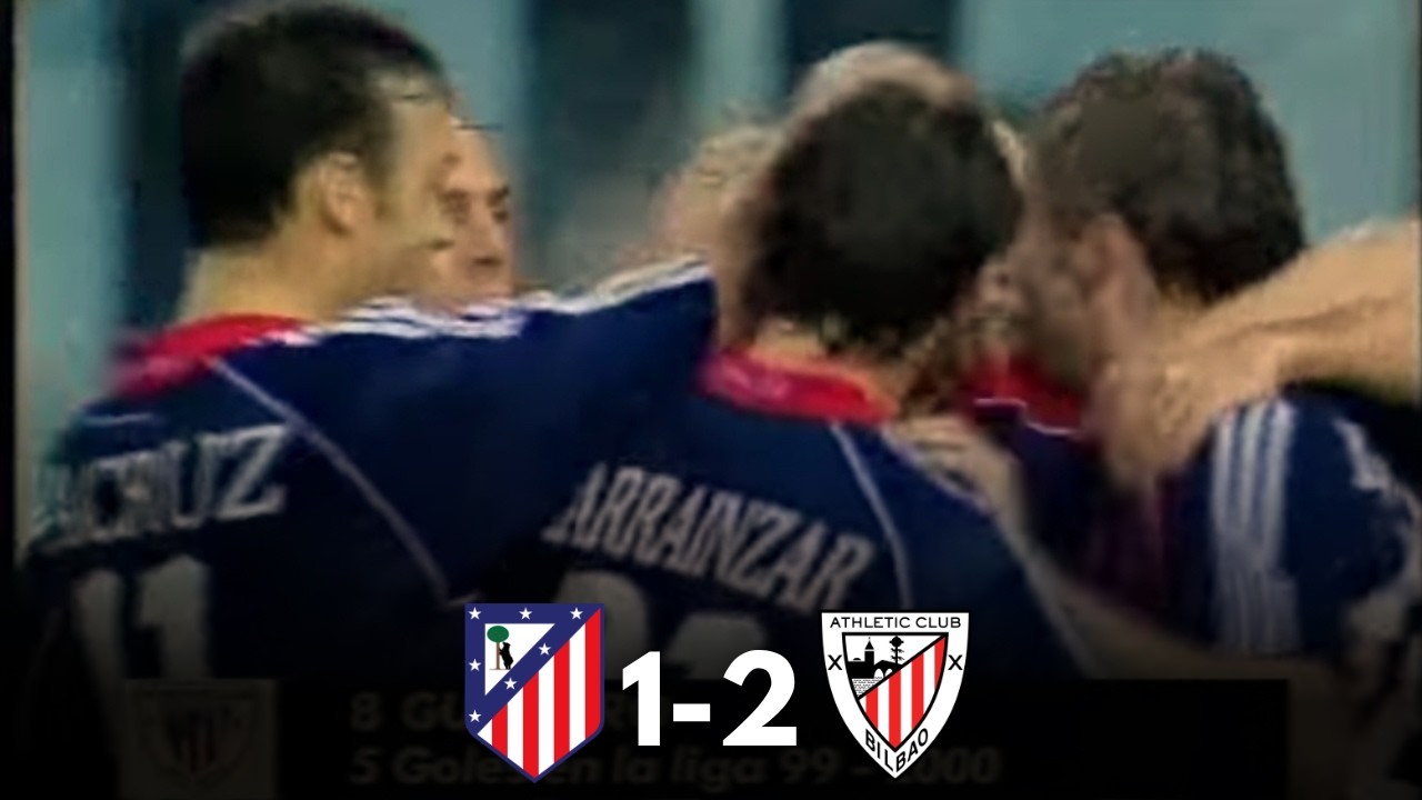 Atlético de Madrid 1-2 Athletic Club | Liga 1999-2000 | Resumen - Highlights