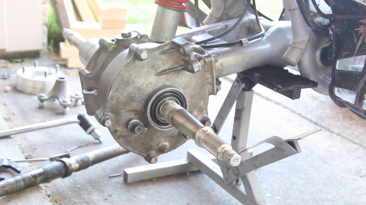 TRX250EX Axle Removal