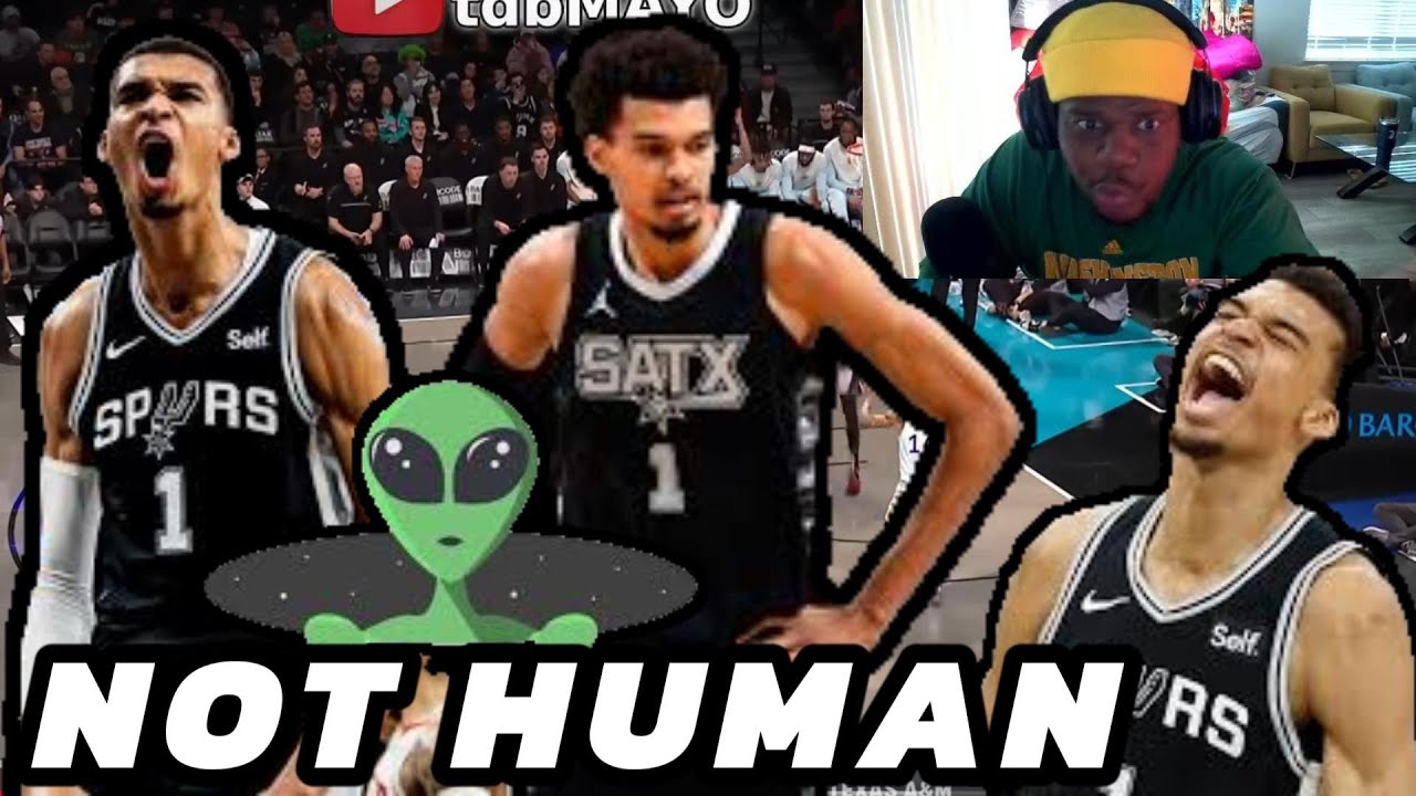 Victor Wembanyama Year 2 Highlights ALIEN SPOTTED!! (Reaction)