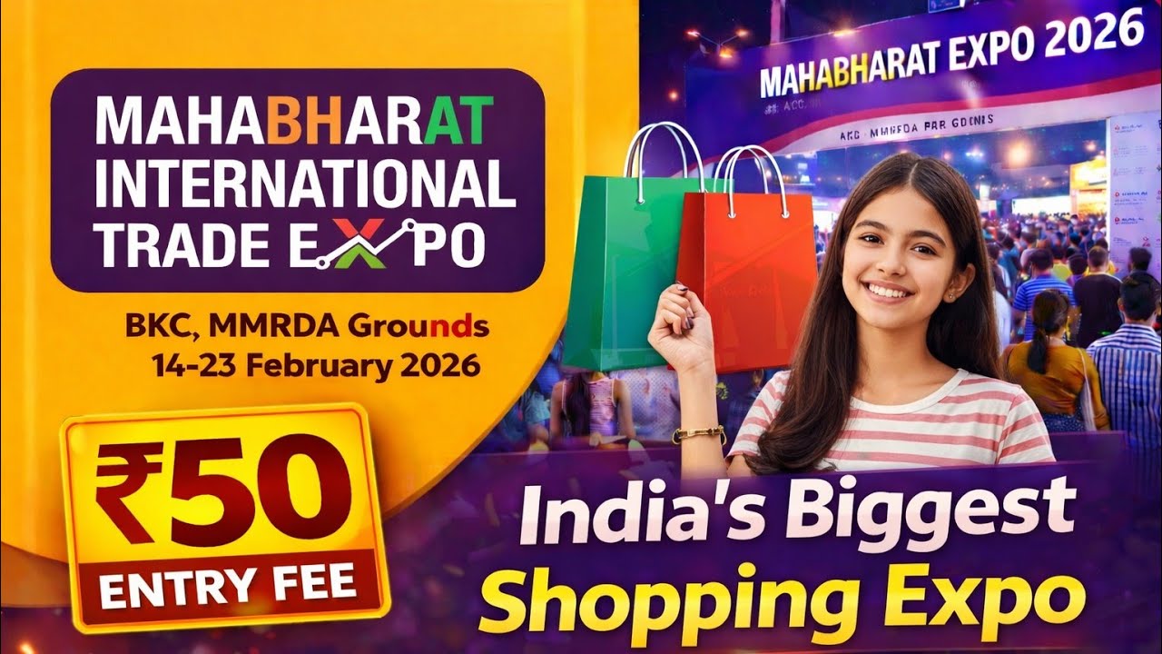 🔥India’s Biggest Shopping Expo | Mahabharat Trade Expo 2026😍 |  BKC, Mumbai #viral #shopping #foryou
