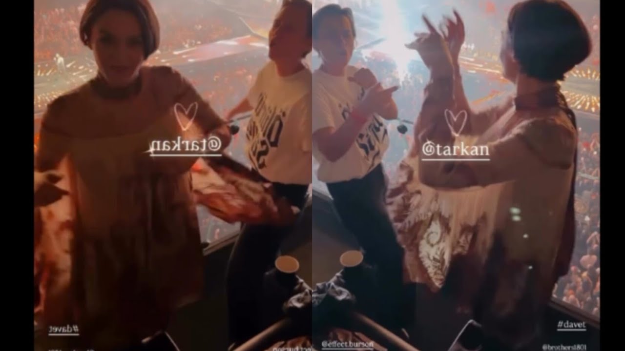 Birce Akalay ha cantato una canzone con Tarkan al concerto#birceakalay 