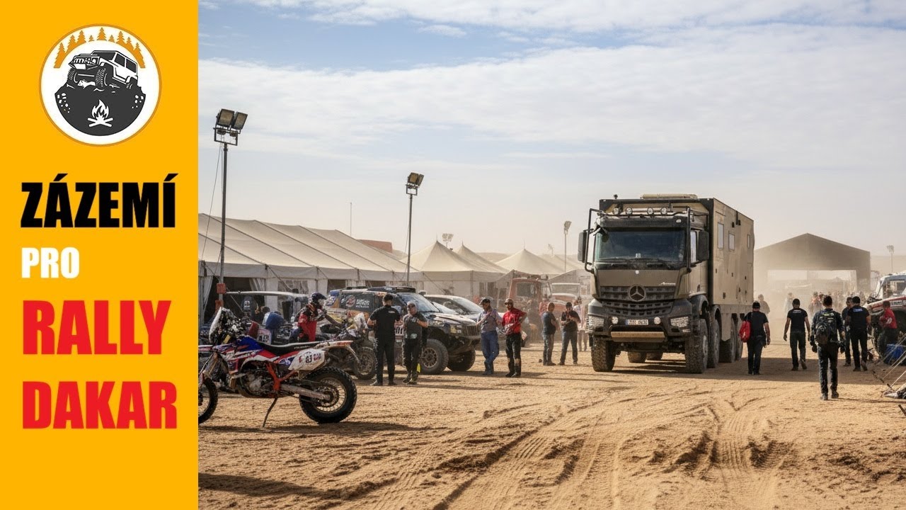 DOPROVOD pro RALLY DAKAR: Prohlídka expedičního náklaďáku | Mercedes Arocs 8x8