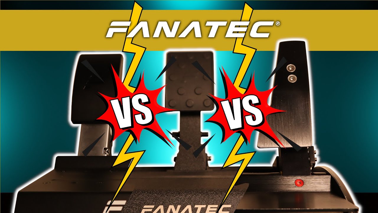 Против: педали тензодатчика Fanatec