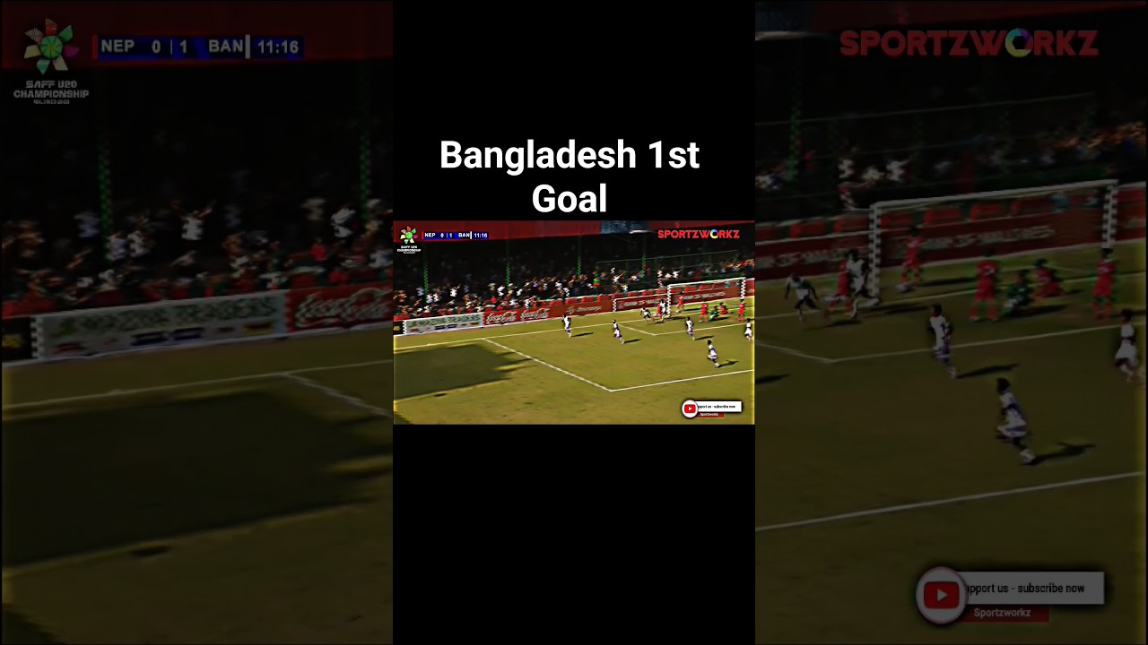 Bangladesh U20 vs Nepal U20 | Manik First Goal 🔥 | SAFF U20 Championship
