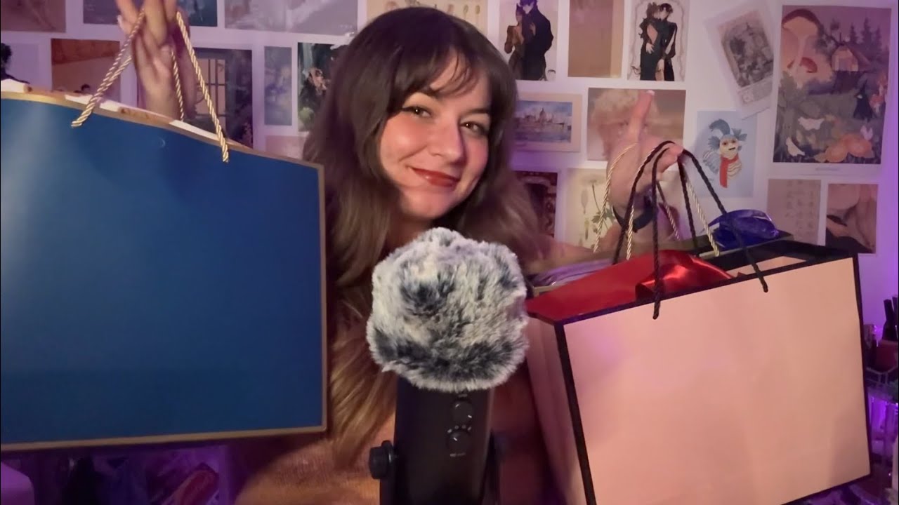 ASMR Christmas and Birthday Haul!