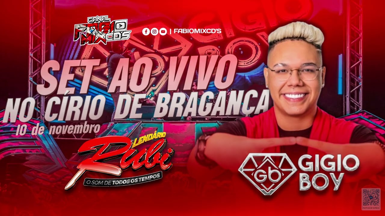 LEND&Aacute;RIO RUBI &diams;️ NO C&Iacute;RIO DE BRAGAN&Ccedil;A DJ.GIGIO BOY 10-11-2025 