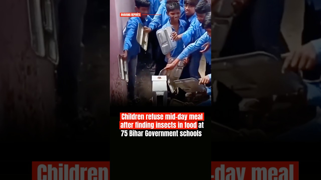 Children across Bihar are reportedly refusing to eat the mid-day meals