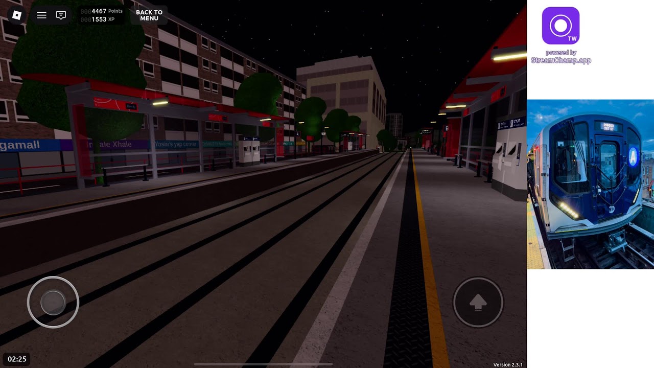 (Short live) Live cam train spotting in action at Berrily Roblox SCR