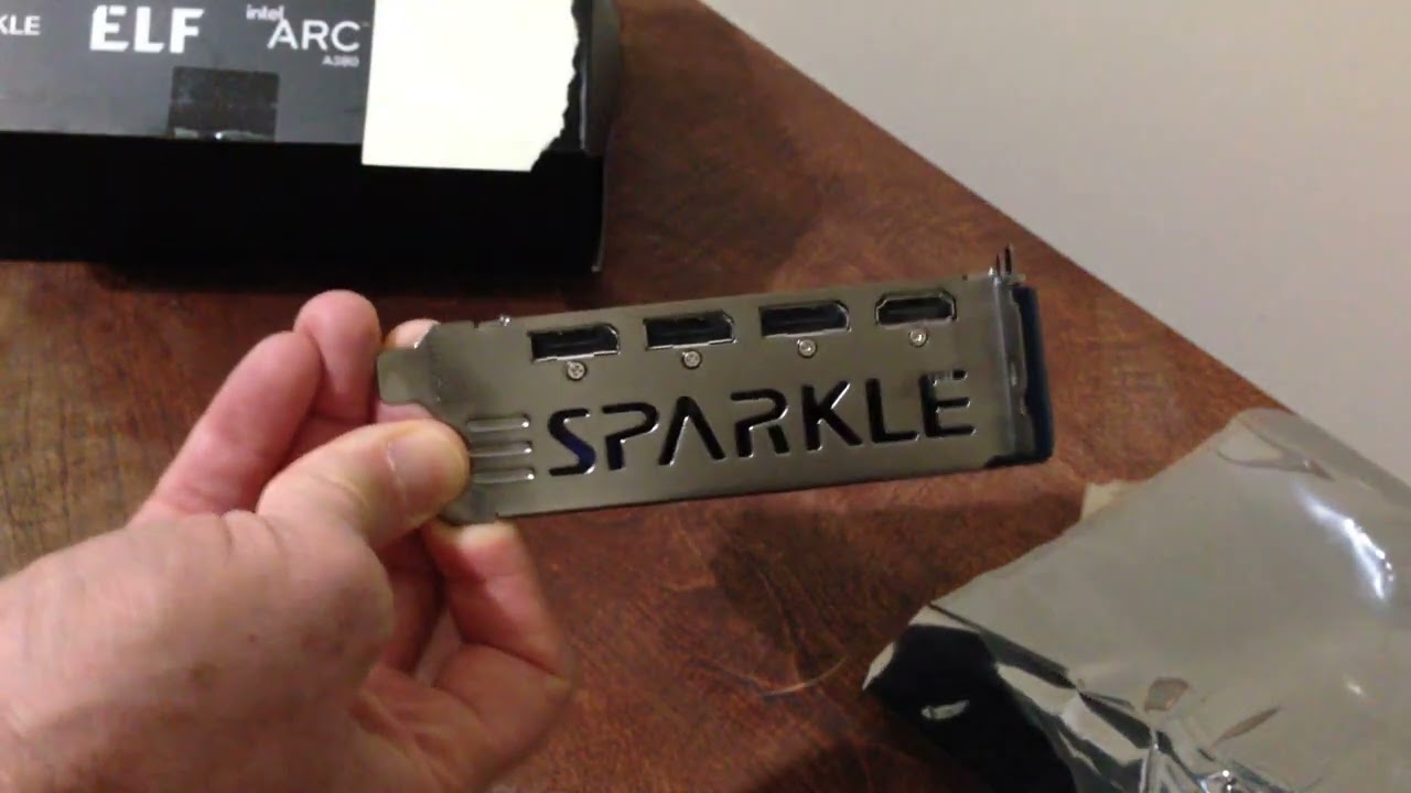 Sparkle Elf:  Intel ARC A380 GPU unboxing