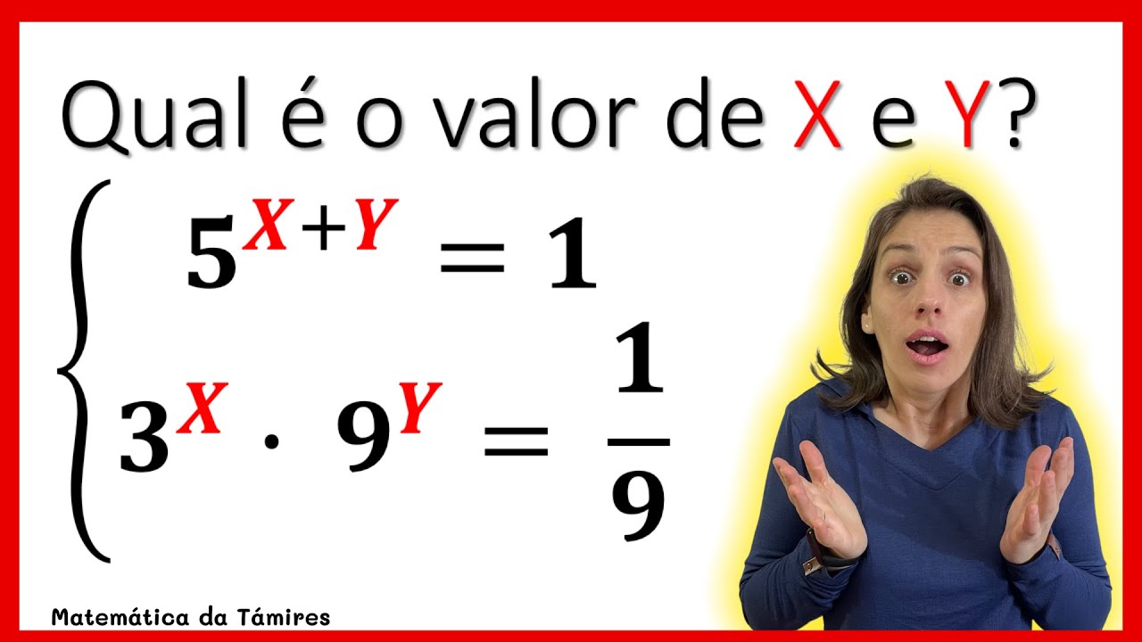 SISTEMA EQUAÇÕES EXPONENCIAIS 😳 | @matematicadatamires