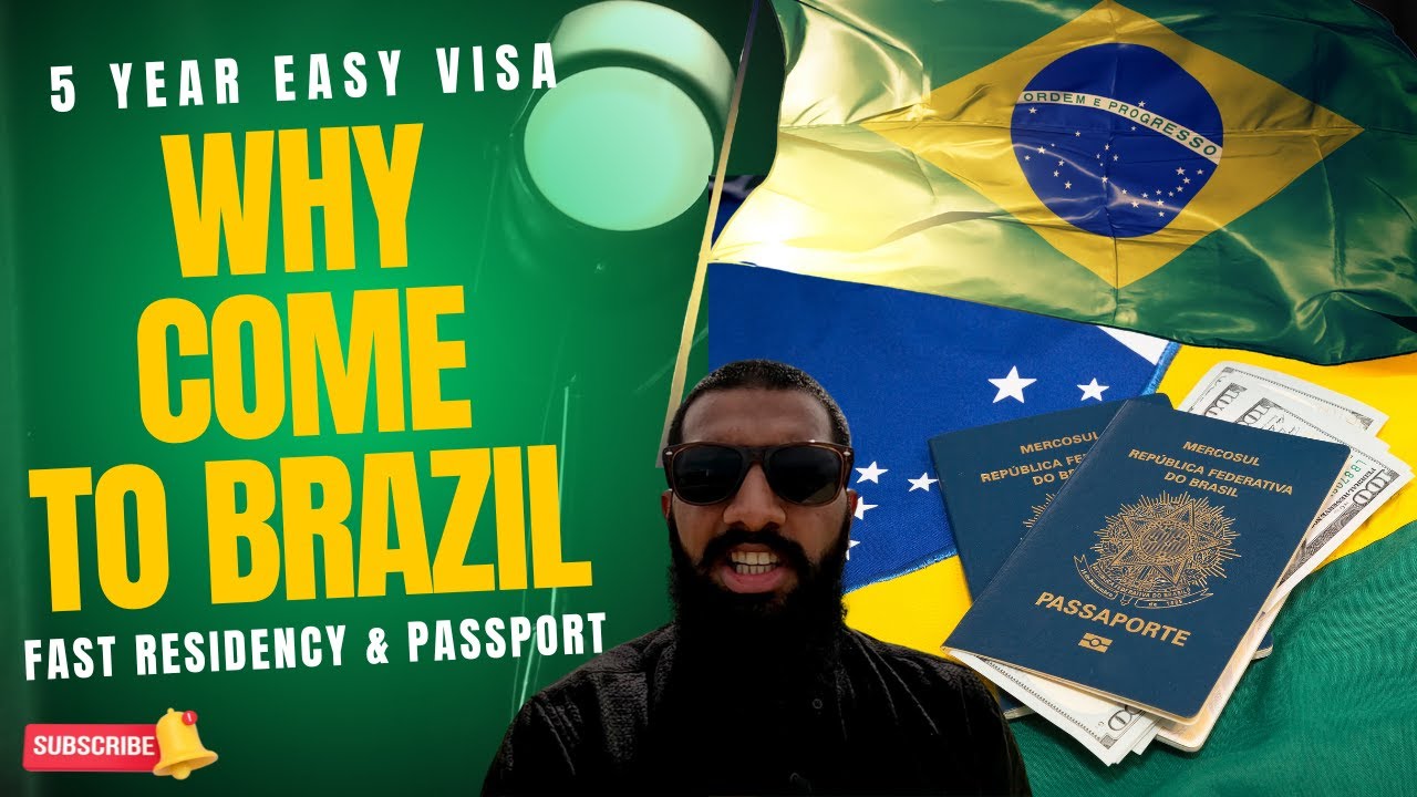 Why Come to Brazil  Step by Step Guide 2025 | Fast PR & Passport 2025 | Brazil Easy immigration 2025