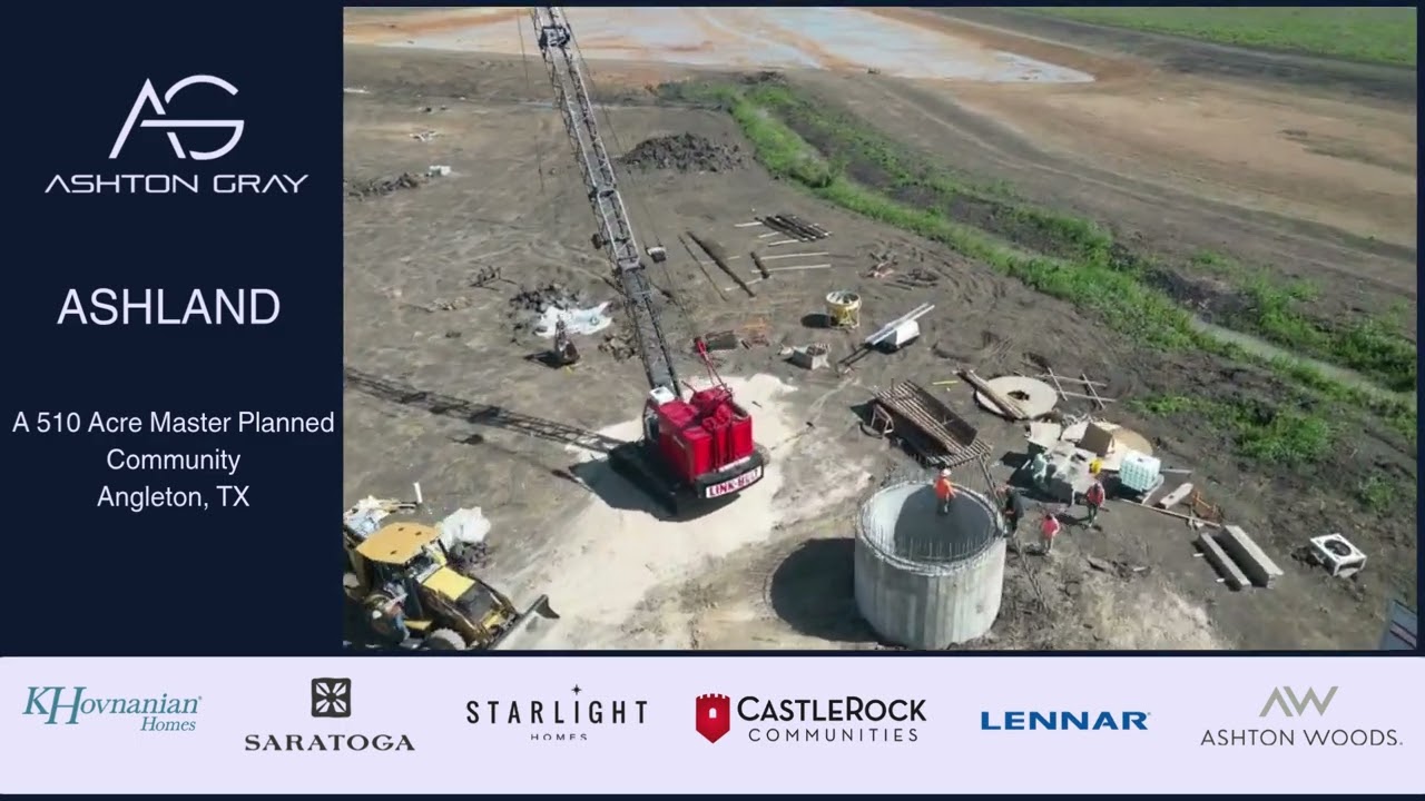 Ashland by Ashton Gray: A 510-Acre Master-Planned Community Taking Shape in Angleton, TX