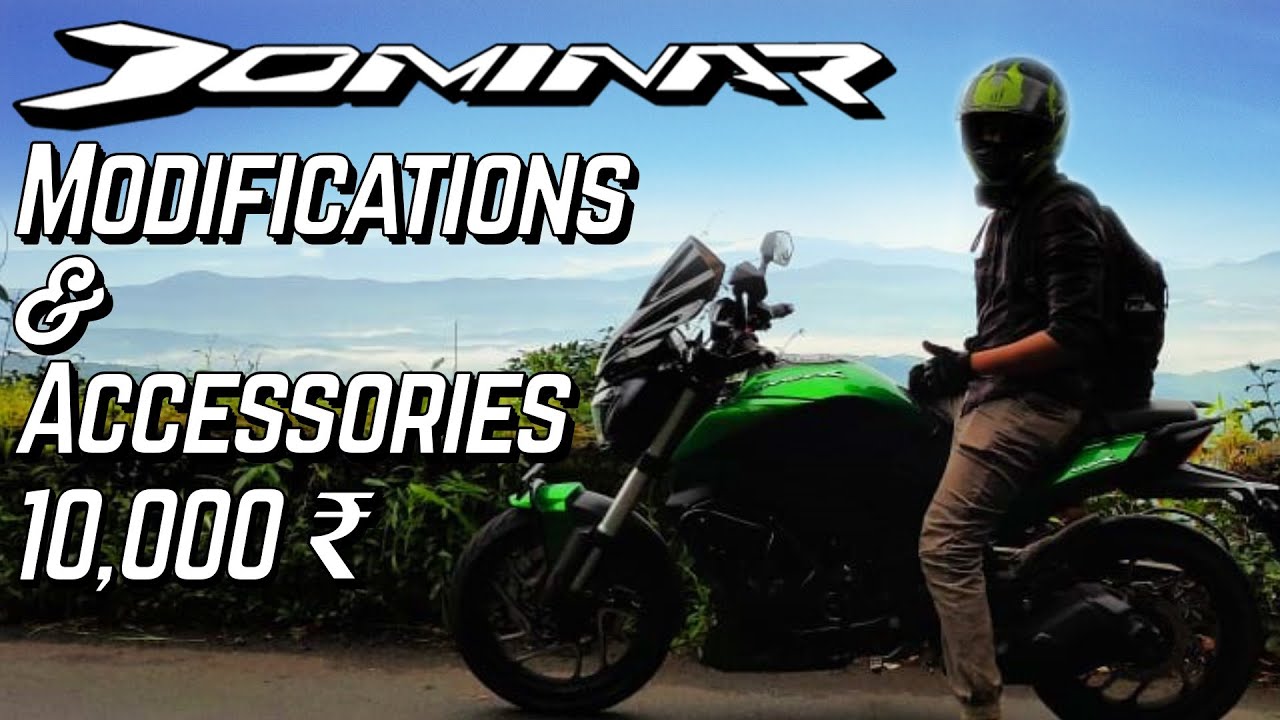 10K₹ Worth Accessories / Modifications On My Dominar 400 UG 2019