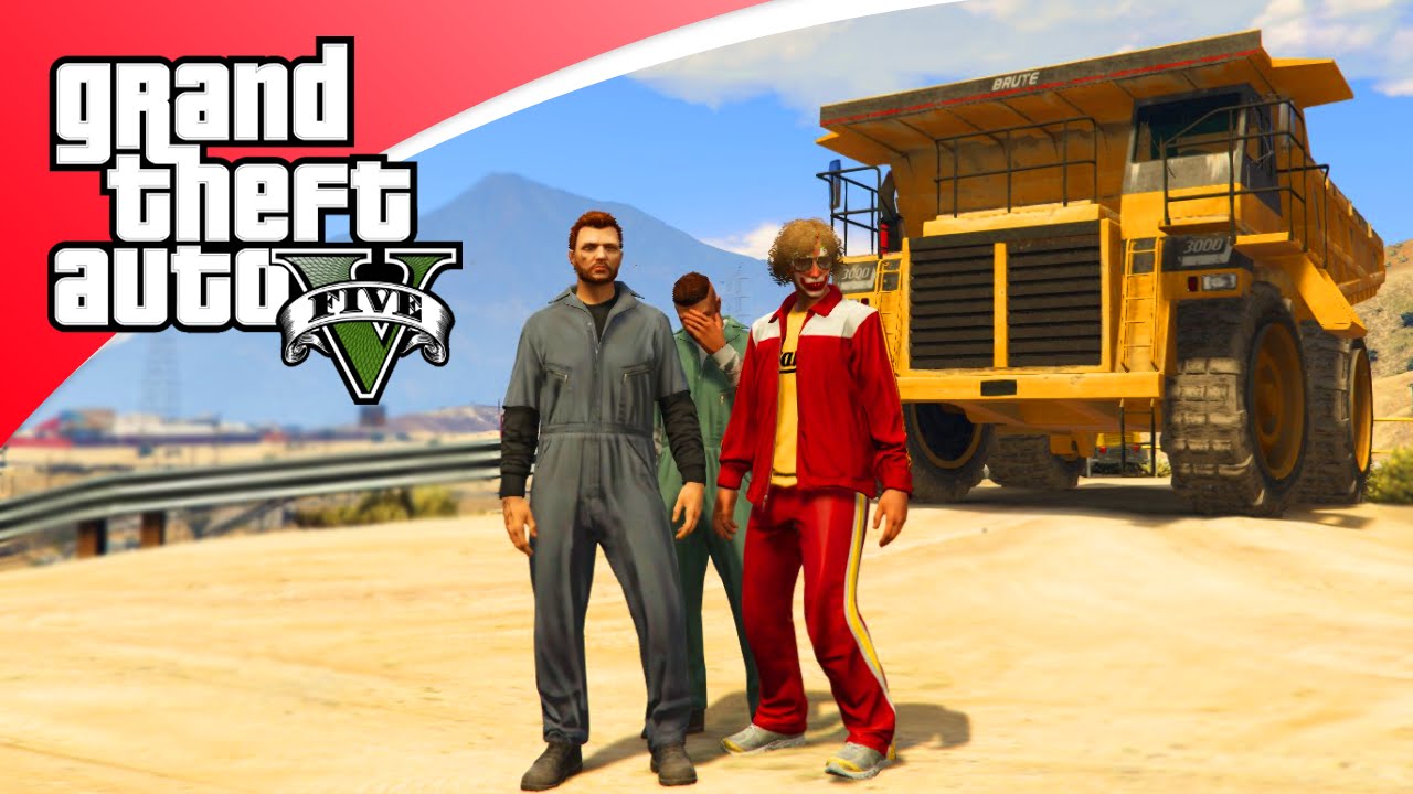 GTA V Online - DUMPERS CHAOS MET BOB EN TEUN! (GTA 5 Freeroam, Roleplay)