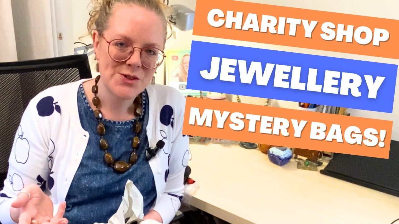 Let's Unbox FOUR Charity Shop Mystery Jewellery Bags!!💍4lbs of Silver, Costume & Vintage Jewelry!