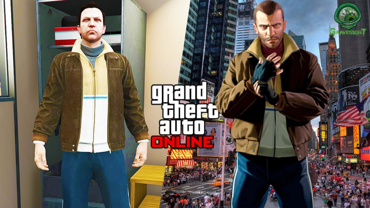 Я наконец-то открыл костюм Нико Белика в GTA V Online