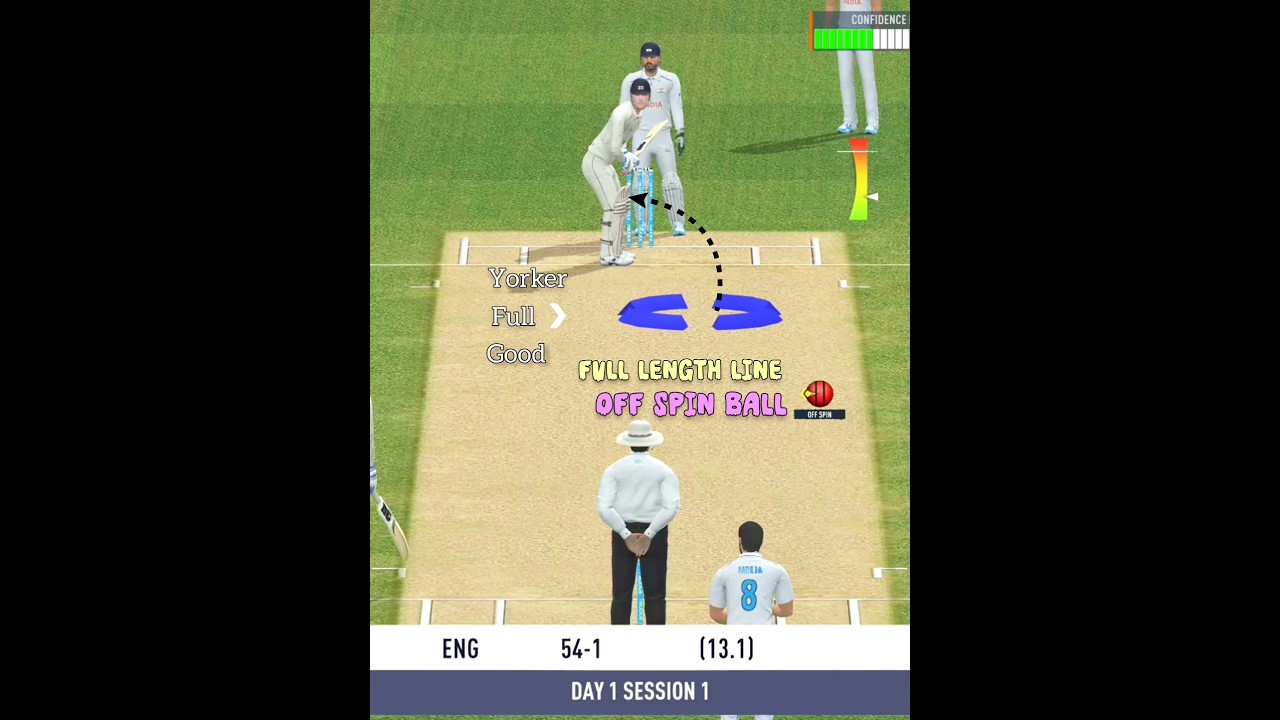 Test Match Bowling Trick 💯 Work 😱 Real Cricket 24 