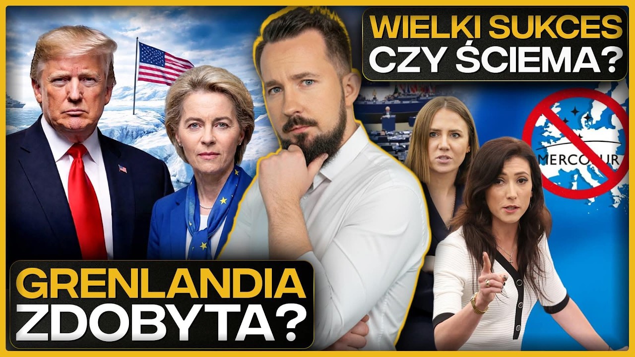 GRENLANDIA ODDANA USA? | Ratyfikacja UMOWY z MERCOSUR ZABLOKOWANA! #BizWeek