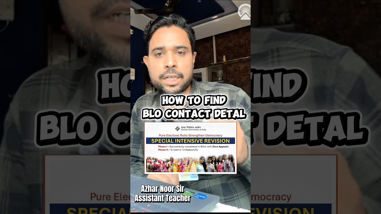 Find Your Booth Level Officer (BLO) in 2 Minutes | Full Process Voter ID Se BLO Kaise Pata Kare?