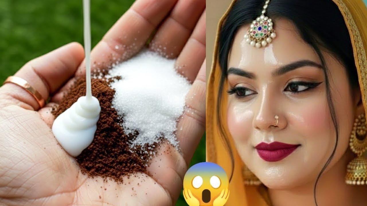 Viral coffee face pack/ 😱 Homemade glowing skin coffee face pack #shorts #viral #new 
